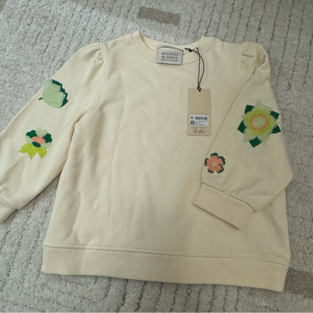 Scotch & Soda | NWT | Short Sleeve Embroidered Top - Picture 4 of 6